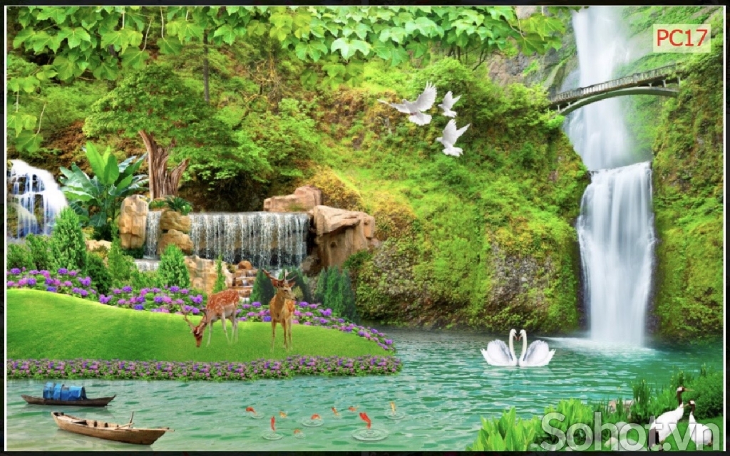 Tranh gạch men phong cảnh