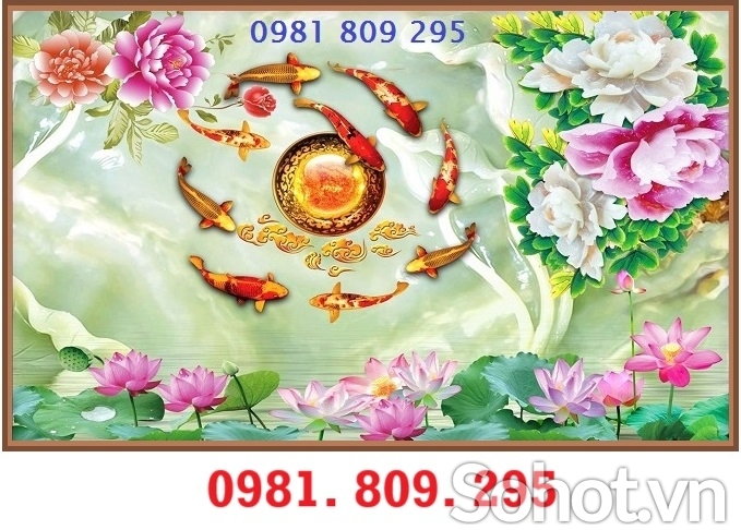 Tranh gạch sứ ngọc , gạch tranh 3d HN9993