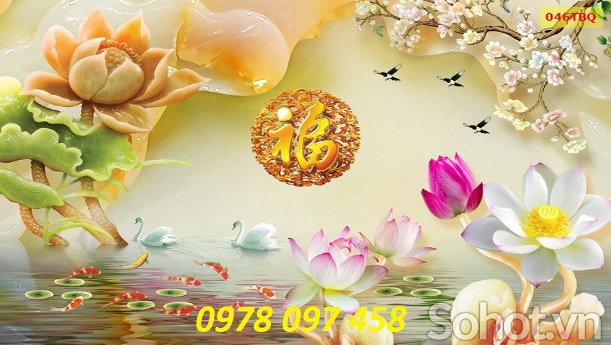 Gạch tranh 3D - tranh gạch men dán tường