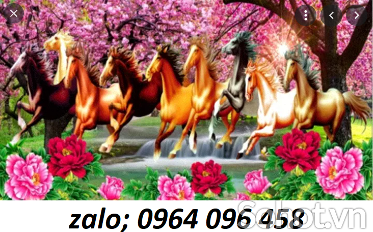 Tranh gạch mã đáo thành công 3d - KNB65