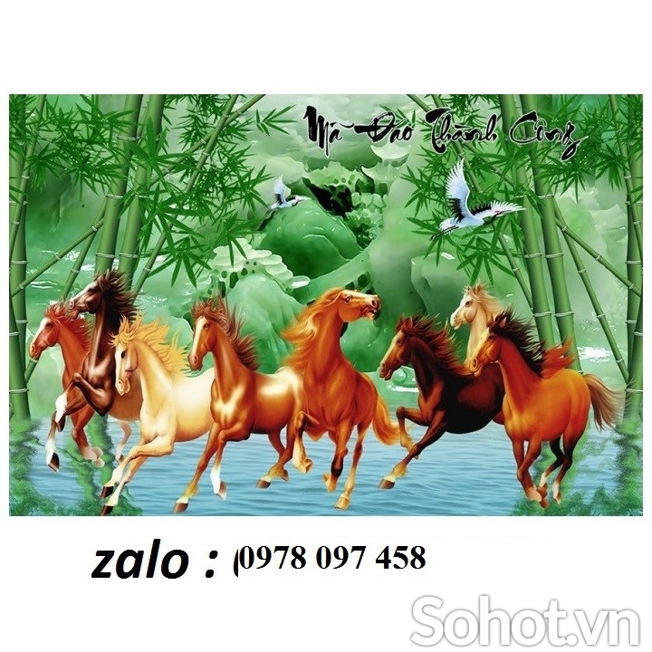 Gạch tranh 3D - tranh phong thủy