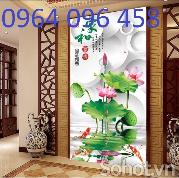 Tranh gạch 3d cá koi - 23XCCC