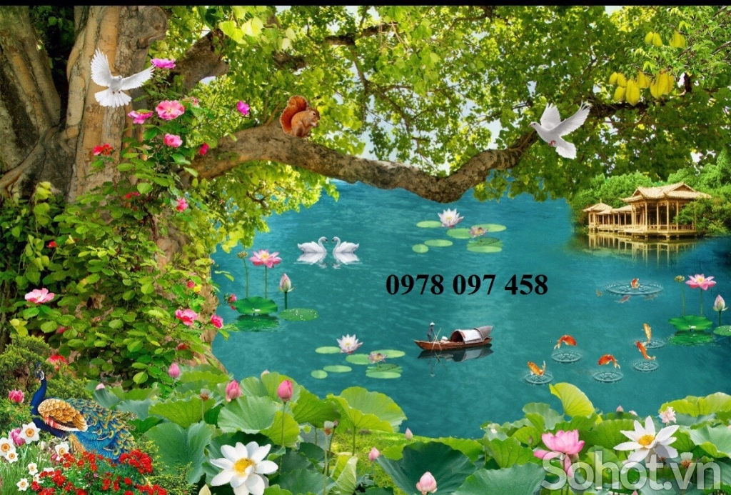 Tranh phong cảnh ốp tường