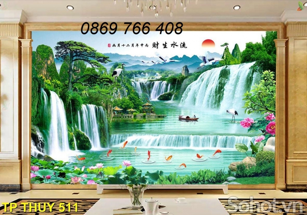 Tranh treo tường phòng khách 3d
