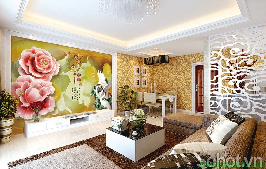 tranh gạch 3d hút tài lộc - SVV55