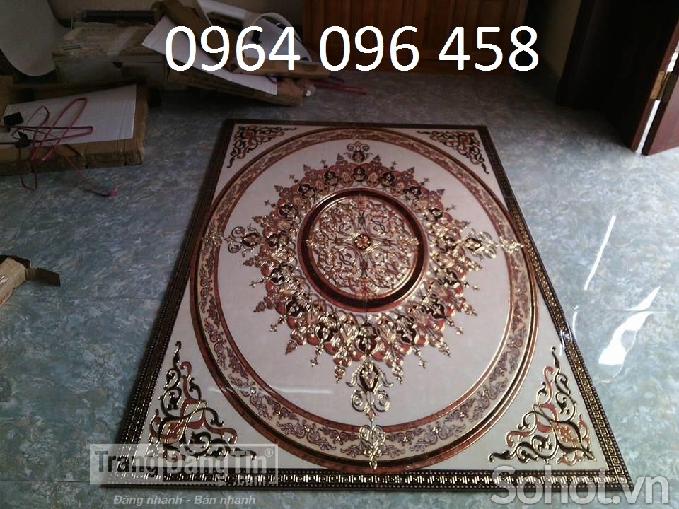 gạch thảm - thảm gạch 3d phòng khách - THG4