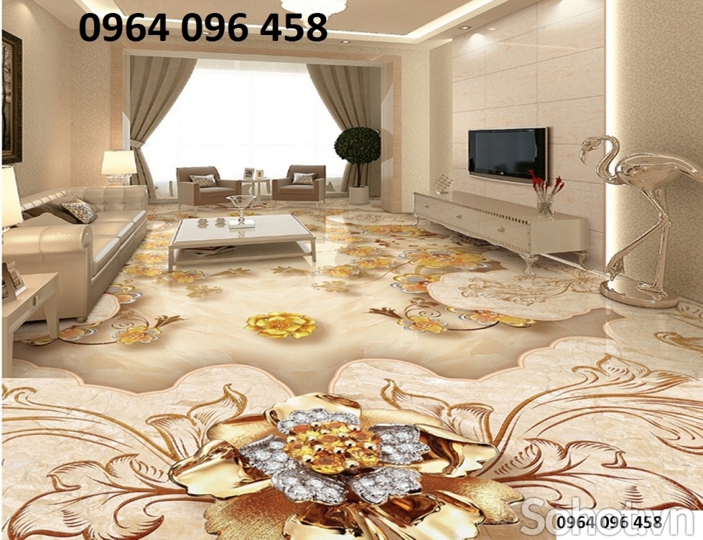 gạch lát sàn 3d cao cấp - 287DM