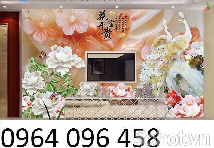Tranh 3d - tranh gạch 3d trang trí phòng khách - TGF32