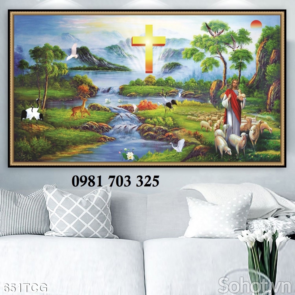 Gạch công giáo 3D trang trí đẹp