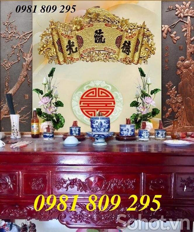 gạch tranh 3d phòng thờ gia tiên