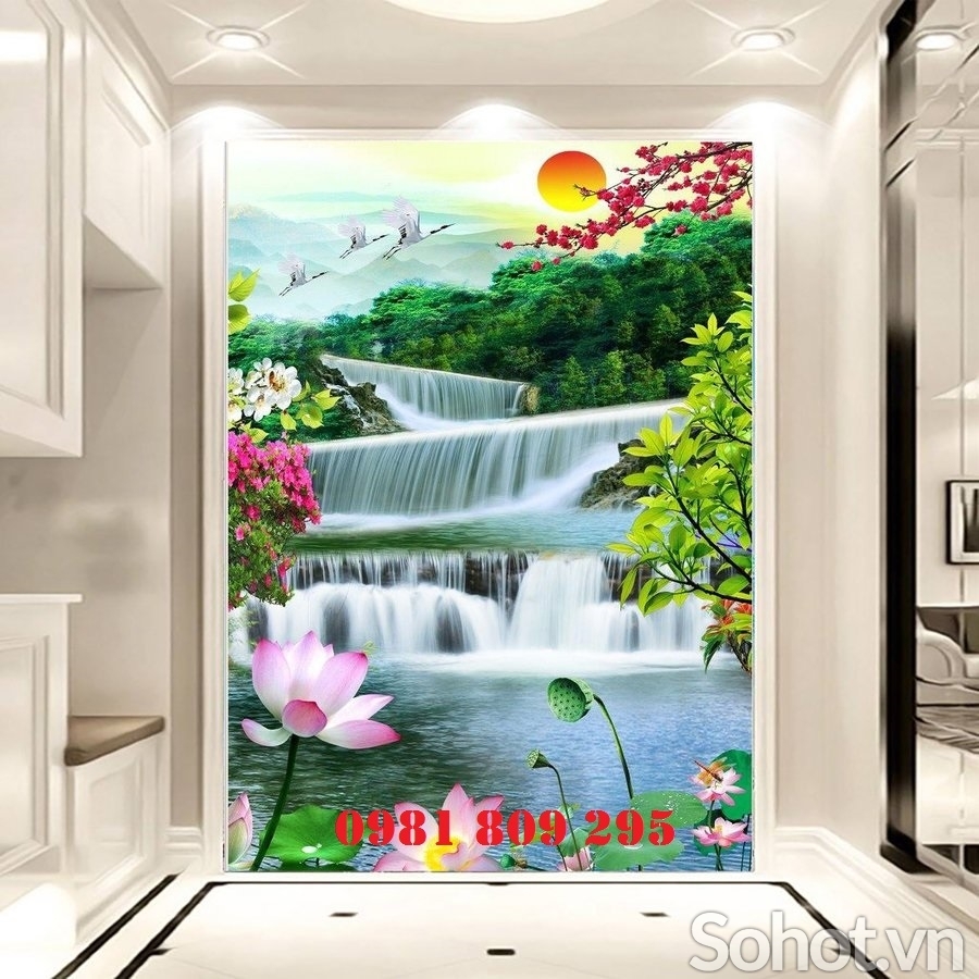 Gạch trang trí phong cảnh