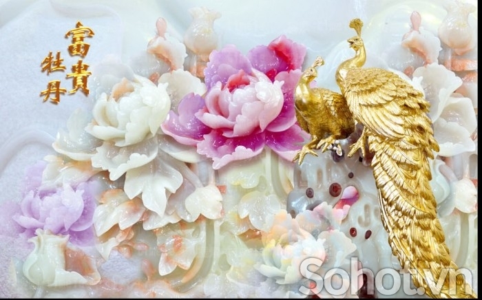 Tranh gạch 3d trang trí phòng khách - X5666