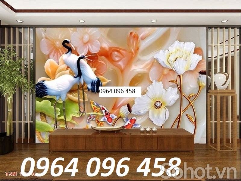 Tranh gạch men 3d ốp tường phong thủy - DXXX32