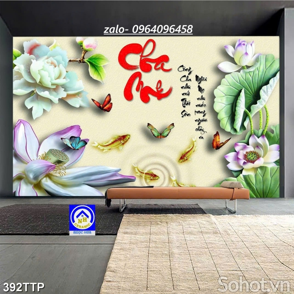 Tranh gạch 3d ốp nhà mồ - BXC33