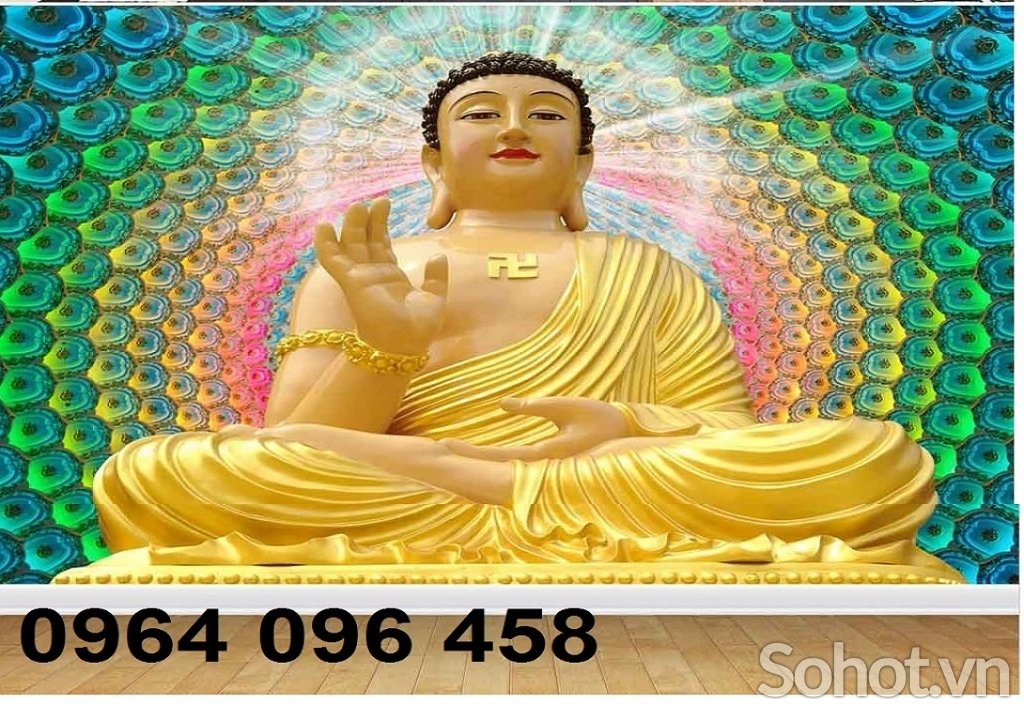 gạch tranh 3d phật phòng thờ - 745SM