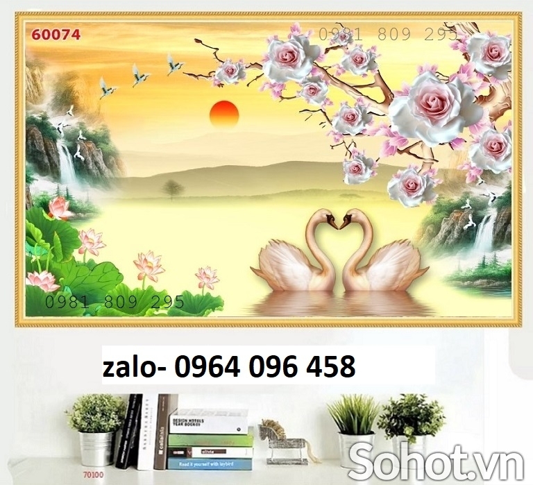 Tranh gạch 3d - gạch tranh 3d ốp tường - KCBV63