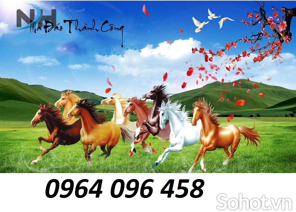 tranh gạch phong thủy mã đáo thành công - 890MC