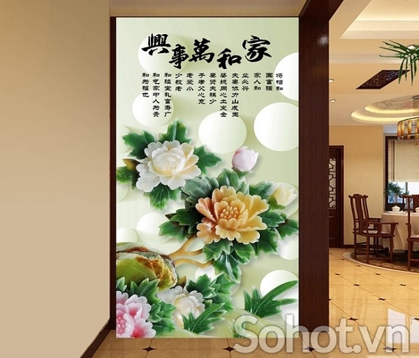 Tranh gạch phong thủy 3d tài lộc - 766CV