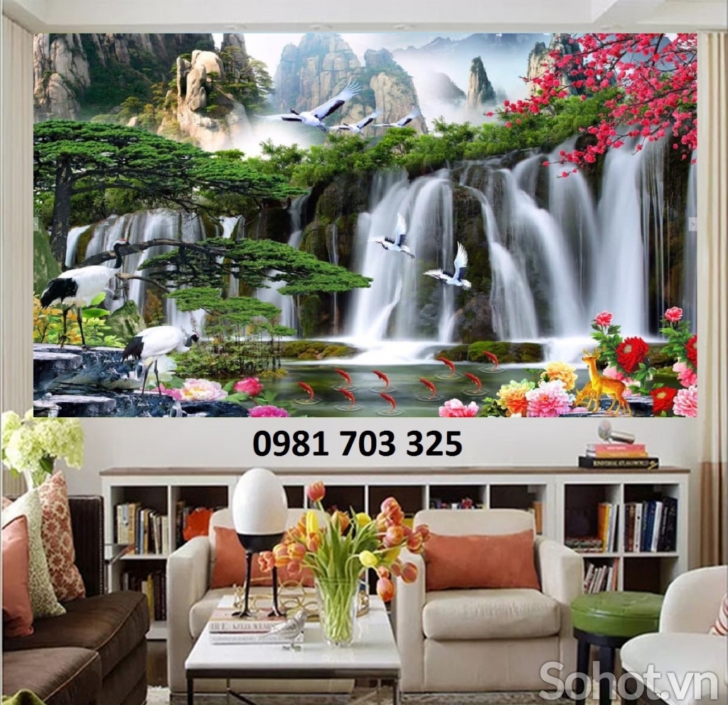 Tranh gạch trang trí- tranh phong cảnh