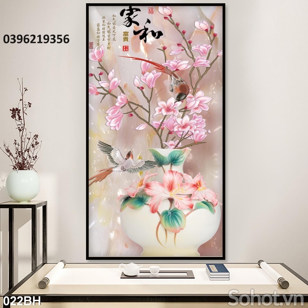 Gạch bình hoa 3D đẹp