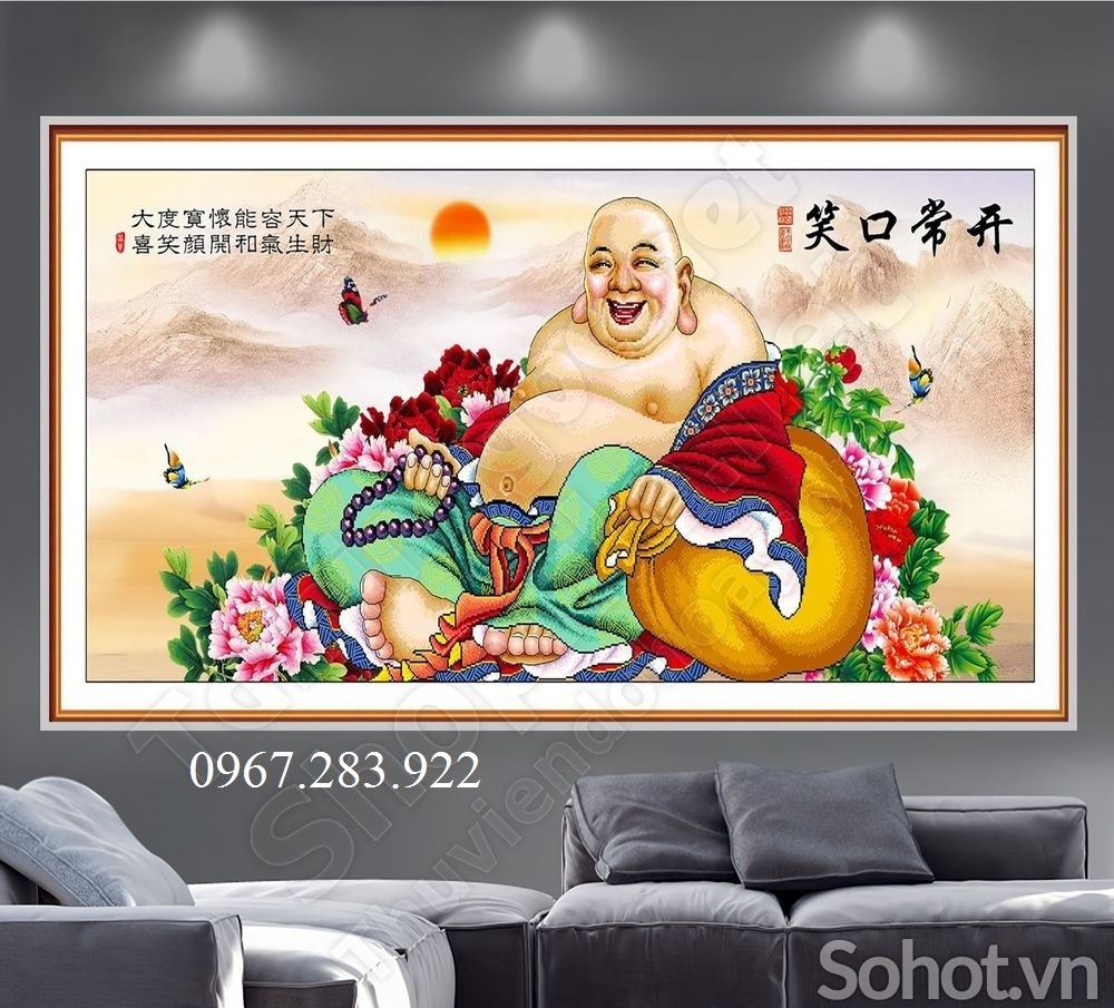 Tranh gạch - Tranh Phật Di Lặc