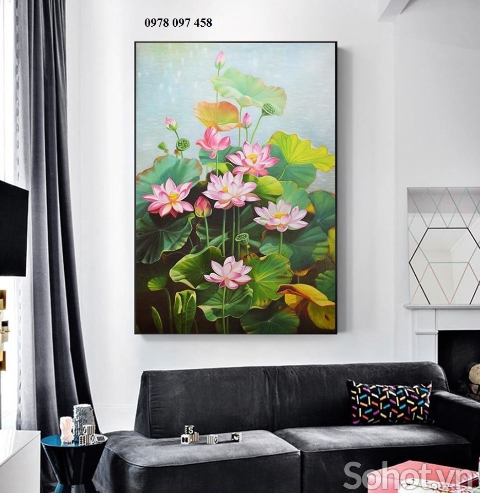 Tranh gạch bình hoa