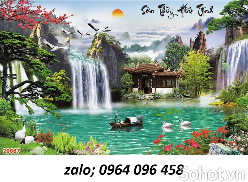 Tranh gạch 3d phong thủy - BX43