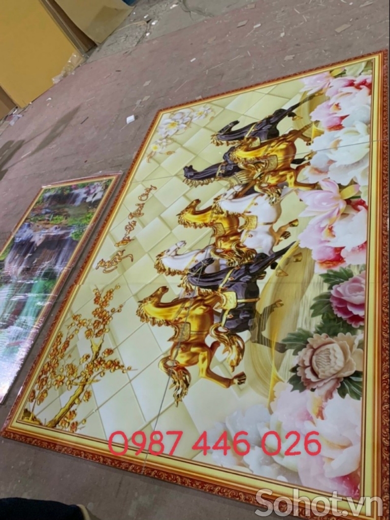 Ảnh thưc tế tranh ốp tường đẹp