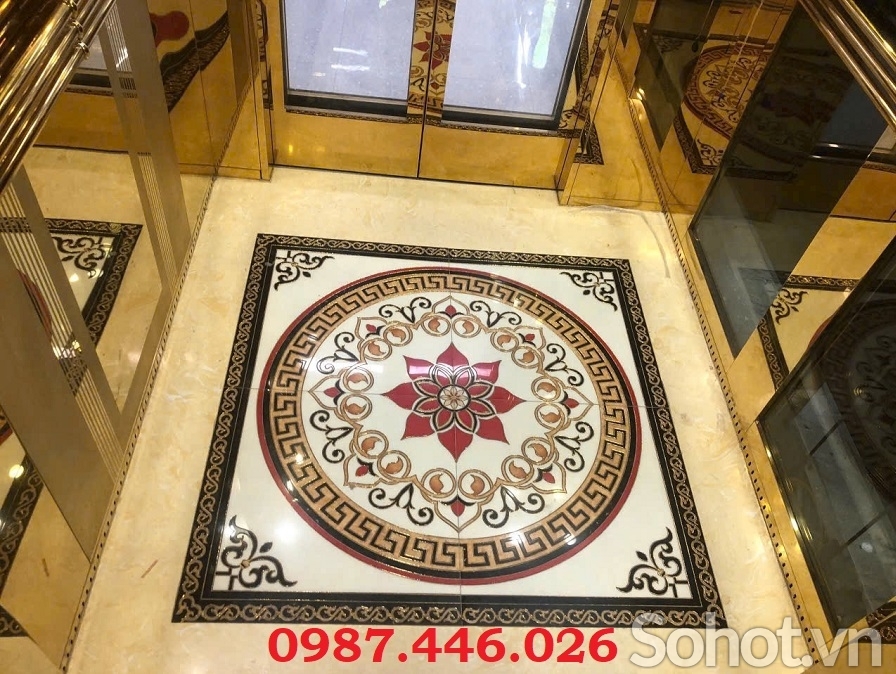 Gạch thảm vuông lát nèn hình vuông HP77273