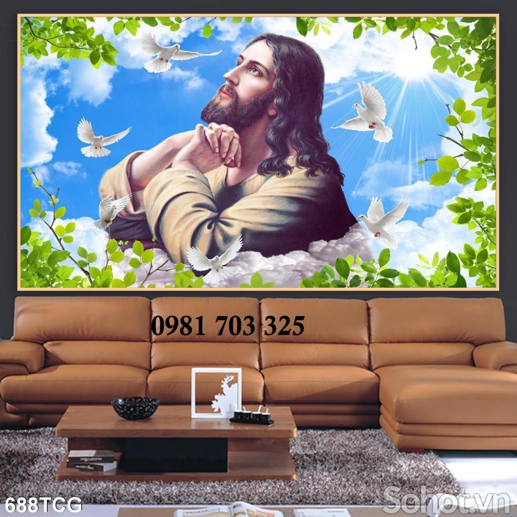 Tranh gạch công giáo 3D