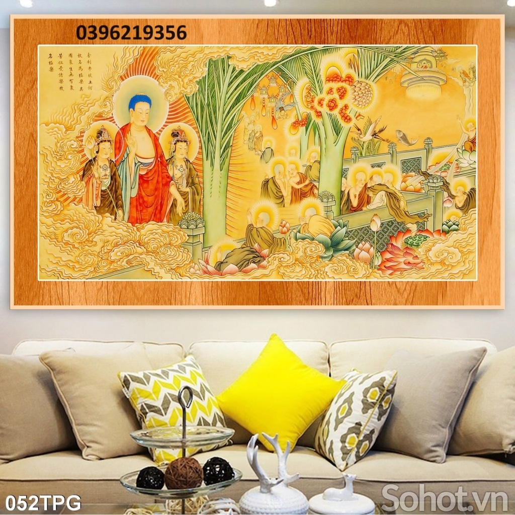 Tranh Phật giáo đẹp trang trí