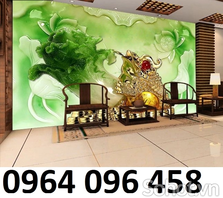 gạch 3d phong thủy - CBB77