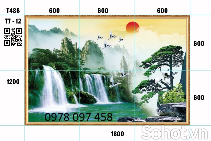 Tranh phong cảnh - tranh gạch