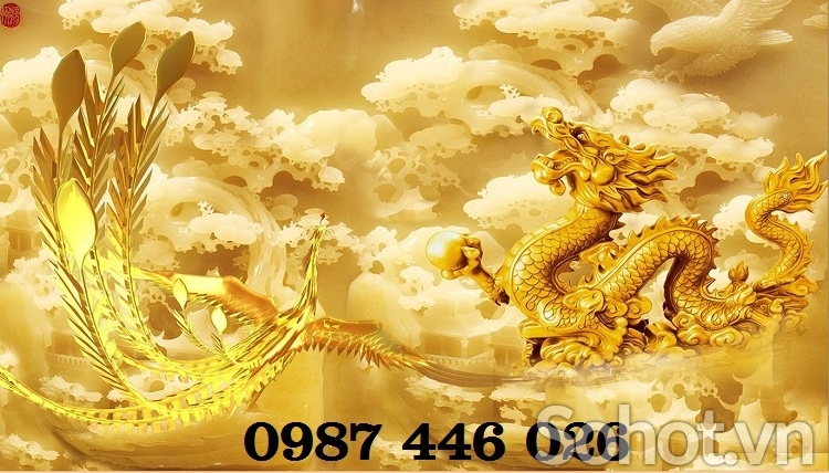 Gạch tranh rồng phụng HP9283