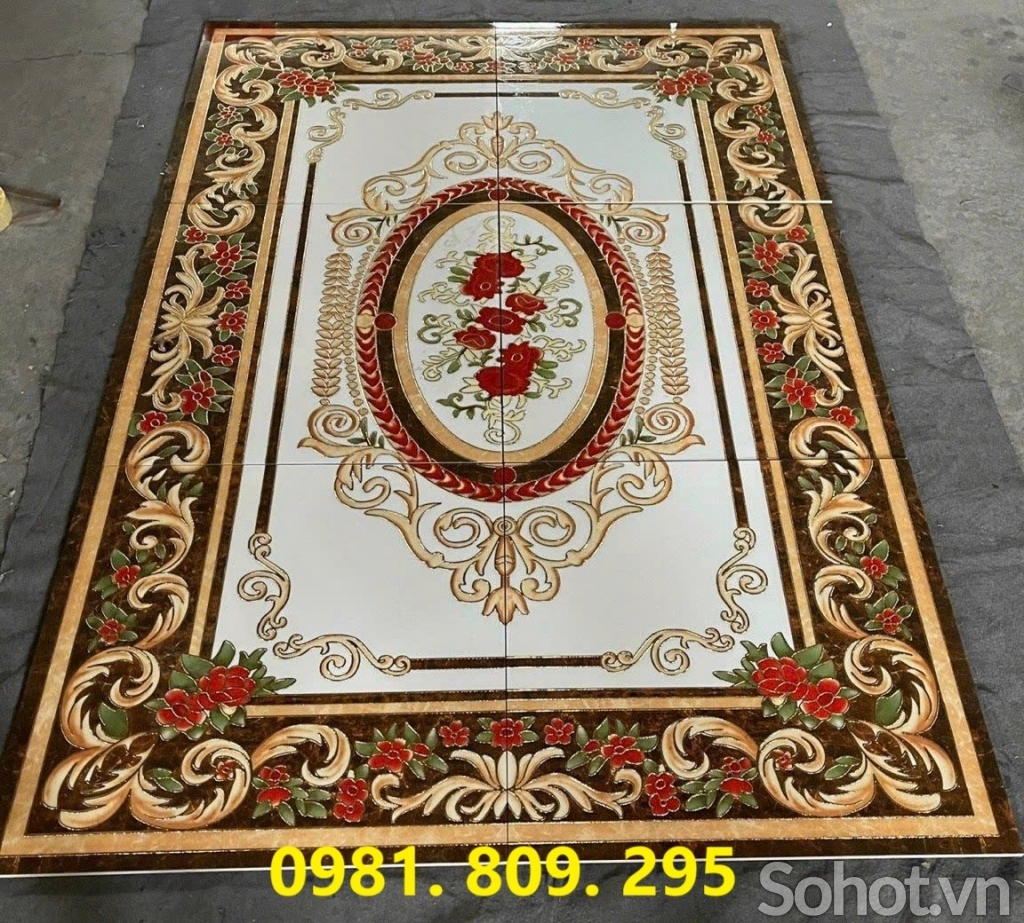 Gạch thảm lát phòng khách , hiên