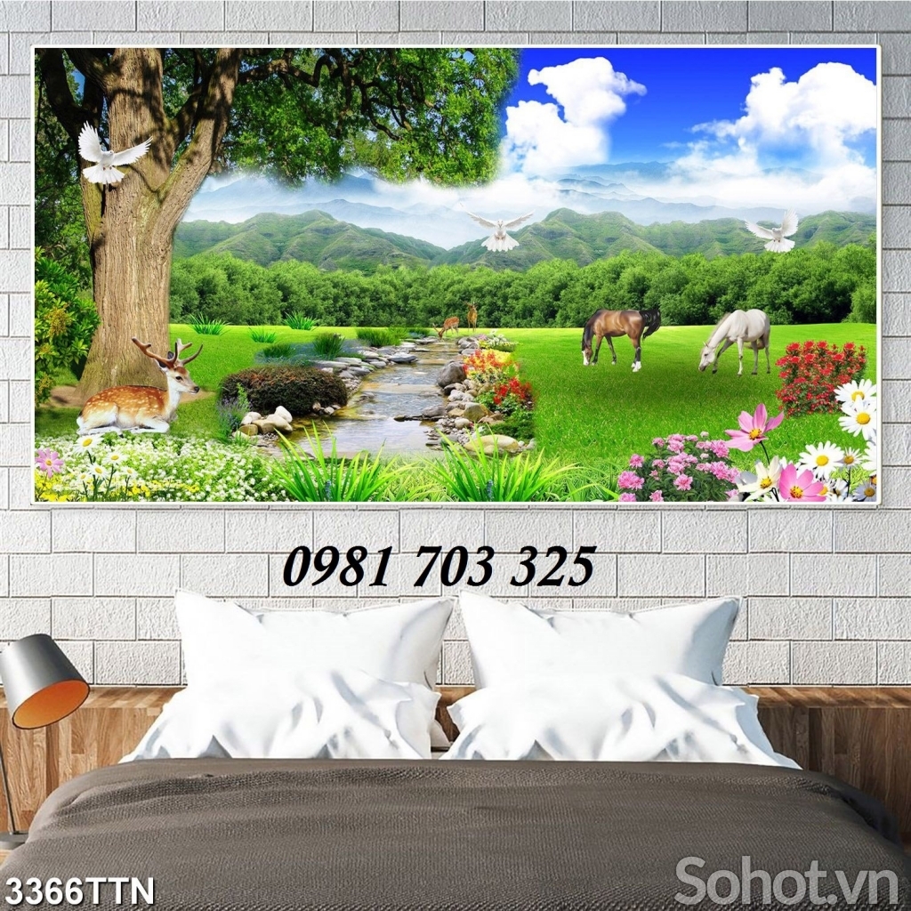 Tranh gạch 3D, tranh phong cảnh