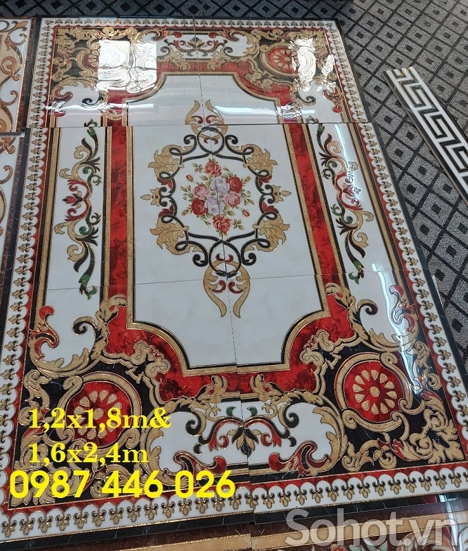 Gạch thảm hoa văn cổ điển 1600x2400