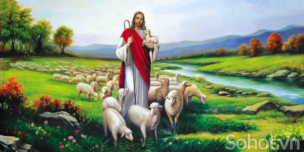 Tranh gạch 3d ốp tường tranh thiên chúa - CBV64