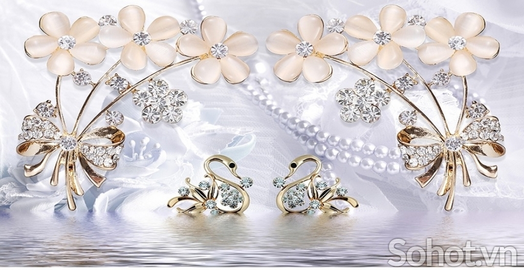 gạch tranh 3d giả ngọc