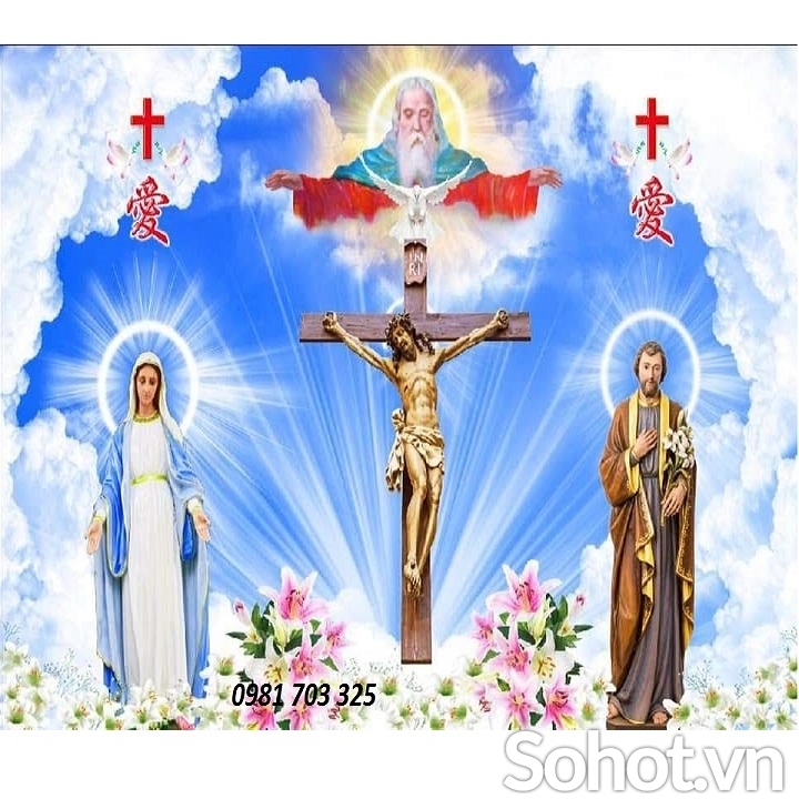 Gạch tranh công giáo ốp tường