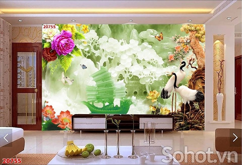 gạch 3d phong thủy - CBB77