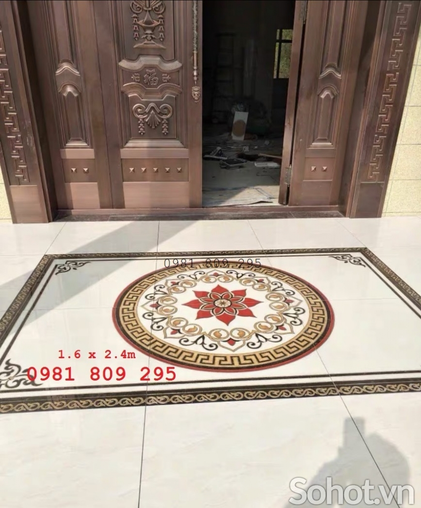 Gạch thảm lát sảnh hiên