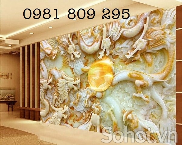 Tranh gạch 3d rông - gạch tranh ốp tường
