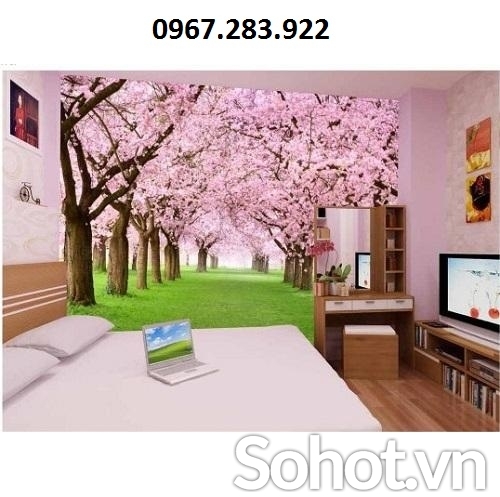 Gạch ốp tường 3d phòng ngủ