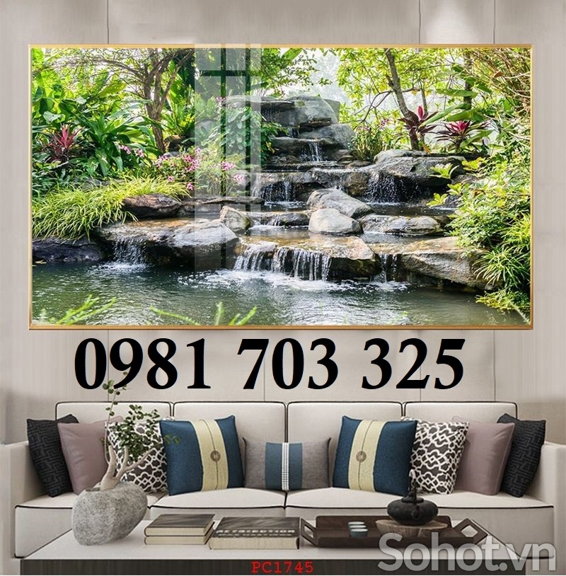 Tranh gạch đẹp phong cảnh trang trí