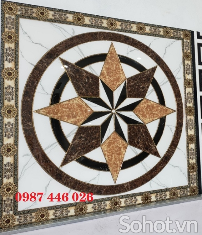 Gạch thảm hoa văn cầu thang, chiếu nghỉ