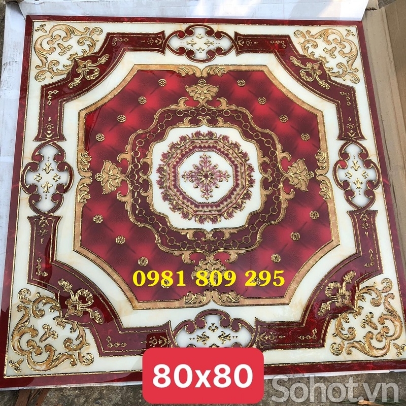 Gạch thảm viên nhỏ 80x80cm GP529