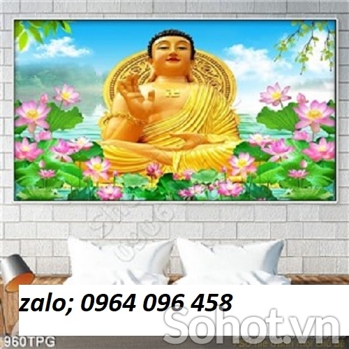 Mẫu tranh gạch 3d bàn thờ - CMMN77