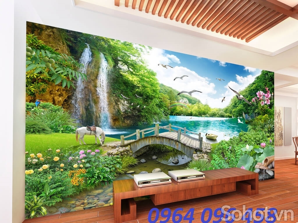 gạch tranh 3d - tranh gạch mới - KD44