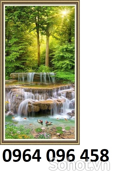 Tranh phong thủy 3d - tranh gạch 3d phong thủy - 212SP